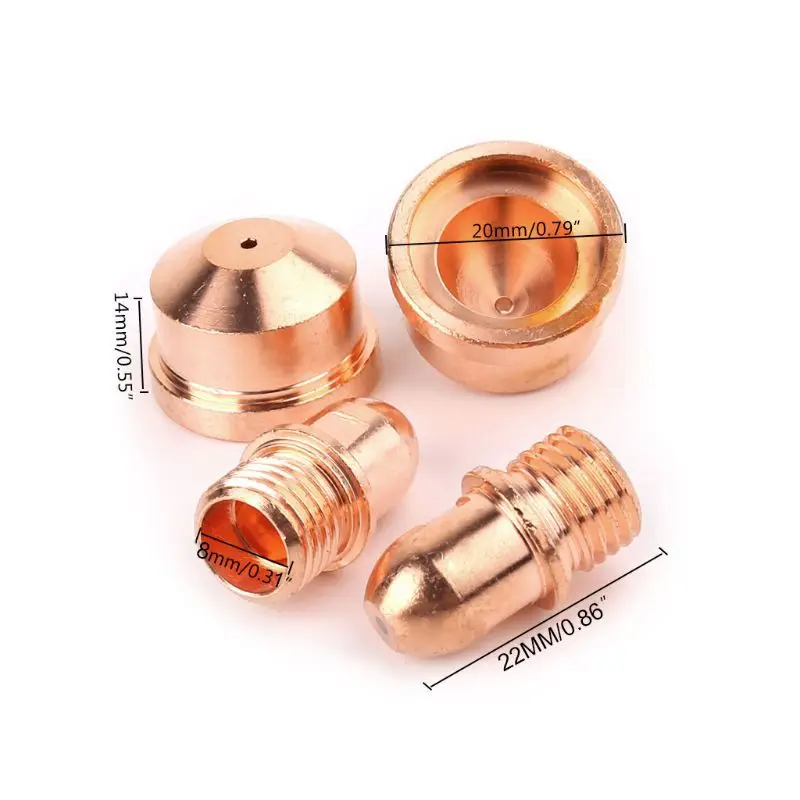 

2021 New A101 A141 Electrode Nozzle 1.7mm 1.4mm Plasma Cutter Torch Consumables