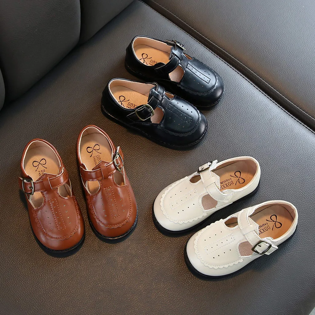 Обувь для малышей детей девочек мальчиков обувь из искусственной кожи