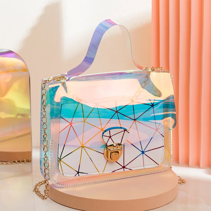 

Женская сумка, новая Прозрачная женская сумка из пвх на одно плечо