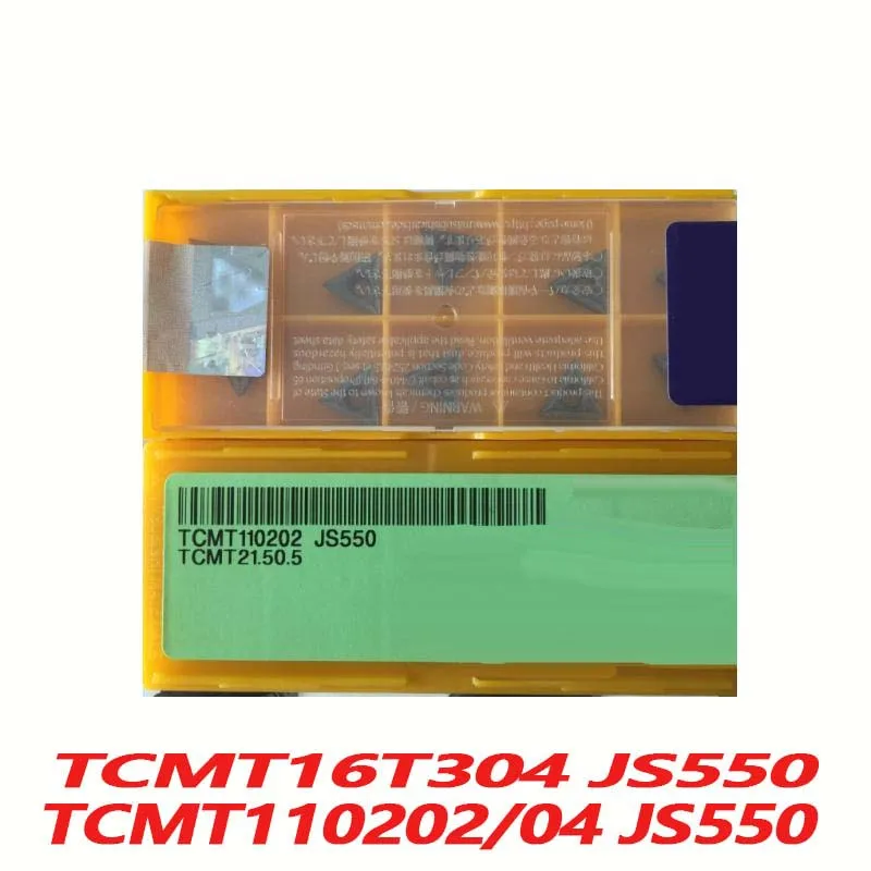 

100% Original TCMT TCMT110202 JS550 TCMT110204 TCMT16T304 10pcs CNC lathe Insertion Carbide Insert Imported From Japan Efficient