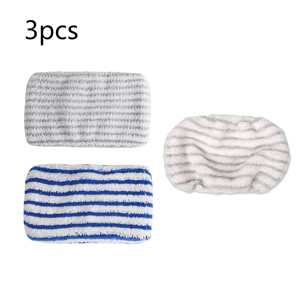 

3pcs Microfibre Cloth Pads For Rowenta Clean&Steam ZR005801 Cleaner Accessories Robot Vacuum Cleaner Spare Parts For Home Clean