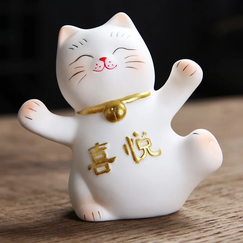1 шт. новинка счастливый кот на солнечных батареях машущий Кот удачи украшение