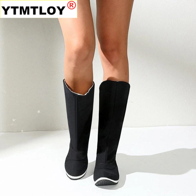 Обувь Новинка для женщин Модные зимние ботинки zapatos de mujer Женские туфли на
