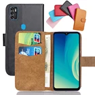 Чехол для ZTE Blade A7s 2020, Кожаный Модный Роскошный многофункциональный чехол 6,5 дюйма, чехол для ZTE Blade A7s 2020, чехол для телефона с отделениями для карт, 6 цветов