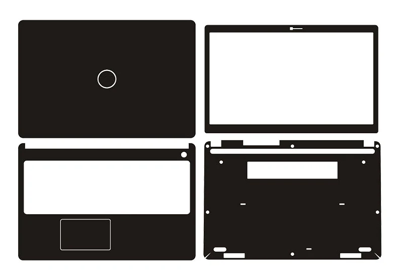 Наклейка для ноутбука KH защитная наклейка из углеродного волокна Dell Latitude 3580 15