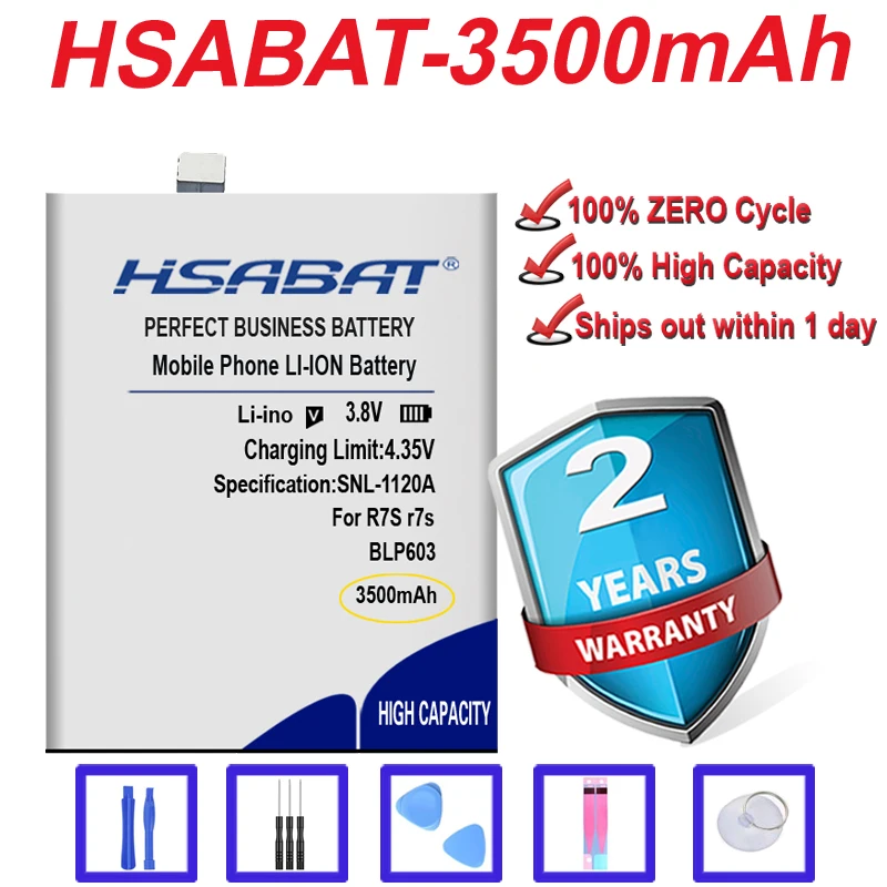 Топ бренд 100% Новый 3500mAh BLP603 Аккумулятор для OPPO R7S r7s R7SM R7st в наличии|Аккумуляторы