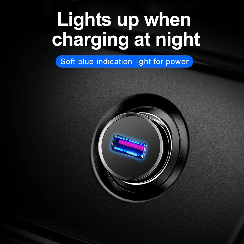 Автомобильное зарядное устройство с USB-портом и поддержкой быстрой зарядки |