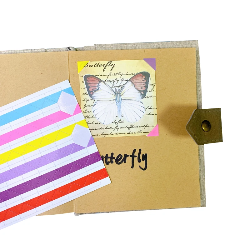 5 листов/лот забавные Винтажные белые прозрачные серии DIY ПВХ Коннер наклейки