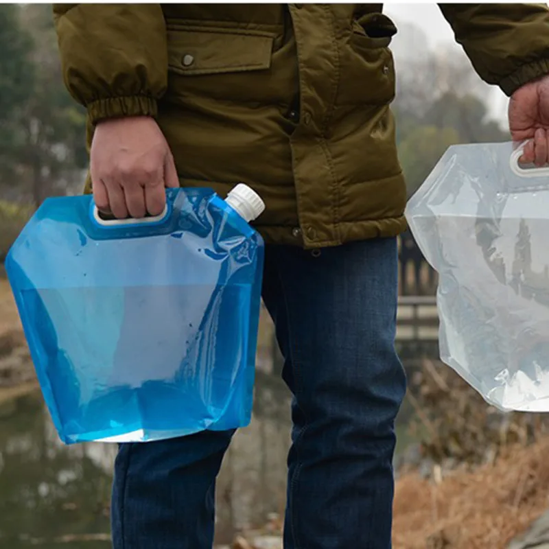 3L 5L10L портативный складной водонепроницаемый рюкзак для активного отдыха Кемпинг ведро резервуар складной руки держать воду контейнер для выживания