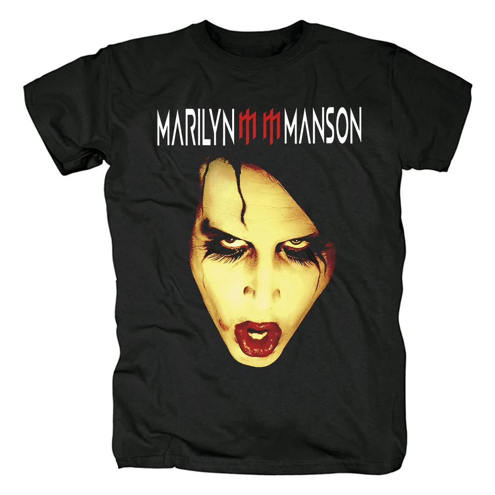 Футболка с коротким рукавом маррилин Мэнсон|Мужские футболки| |
