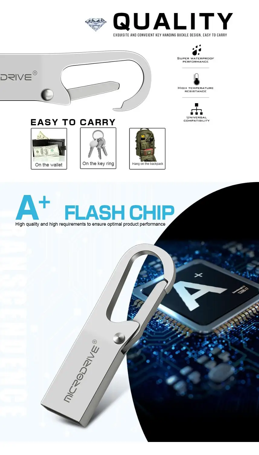 Высокая Скорость USB 2 0 Мини флеш накопитель 16 ГБ 32 64 Гб 128 флэш Водонепроницаемый