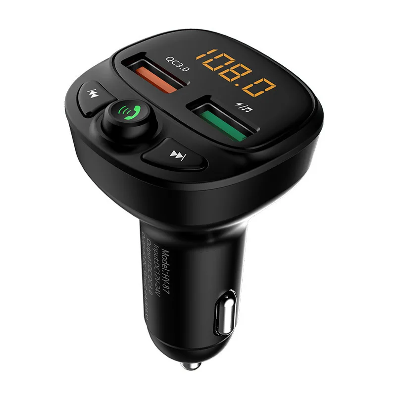 Быстрое зарядное устройство QC 3 0 с двумя USB-портами автомобильный комплект