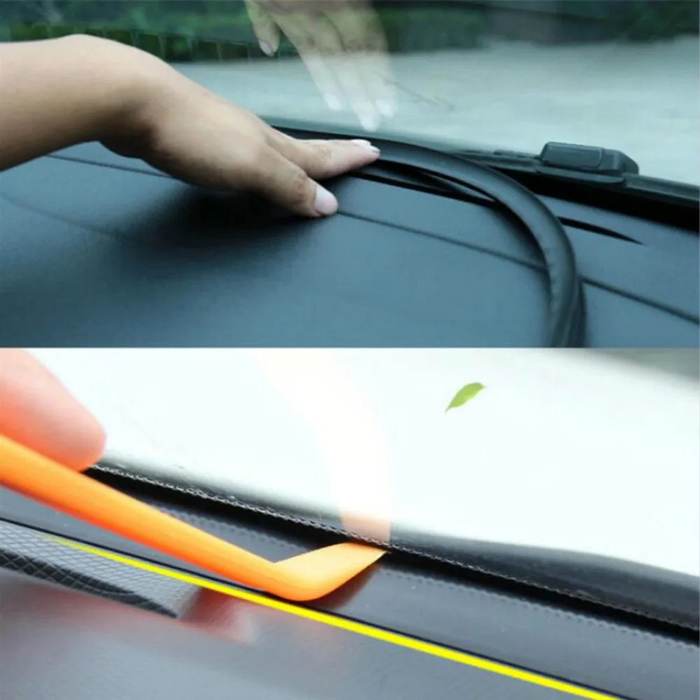 Car Dashboard Sealing Strips Soundproof seal strip FOR Lada Xray Vesta SW Cross Renault Badge Accessories Car-Styling 4pcs