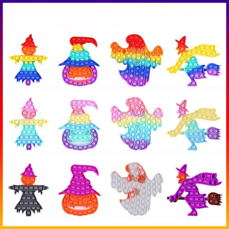 

Demon Bat Spider Pop It Push Bubble Fidget Toy Adult Stress Relief Squeeze Toy Antistress Soft Squishy Anti-Stress Gift Kids Toy