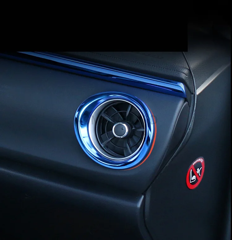 Аксессуары для приборной панели из нержавеющей стали 2 шт. левая и правая