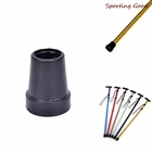 1 шт. резиновый прогулочная Пеший Туризм палка концевой шейки полуоси наконечники тростью костыль Pad резиновый усиленный металлический ободок концом вниз 1,9 см