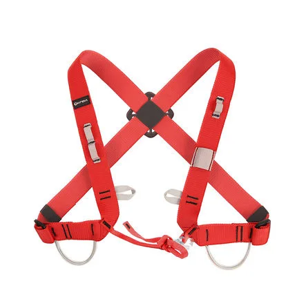 red XINDA Camping Ascending Decive плечевые пояса Регулируемый SRT нагрудный ремень безопасности жгуты скалолазание Безопасность Защита выживания - Цвет: red