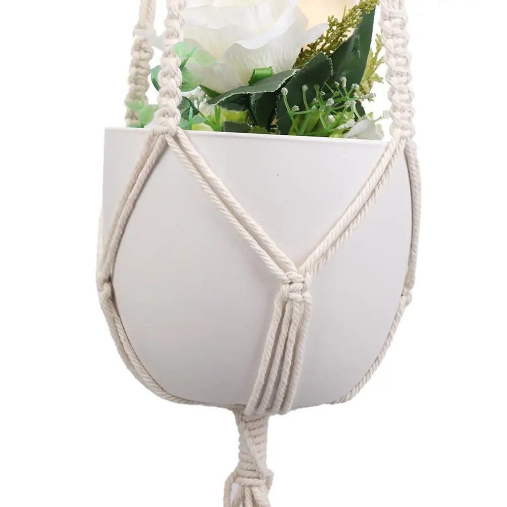 Ручная вешалка цветочный горшок Бохо Крытый Открытый настенный завод корзина