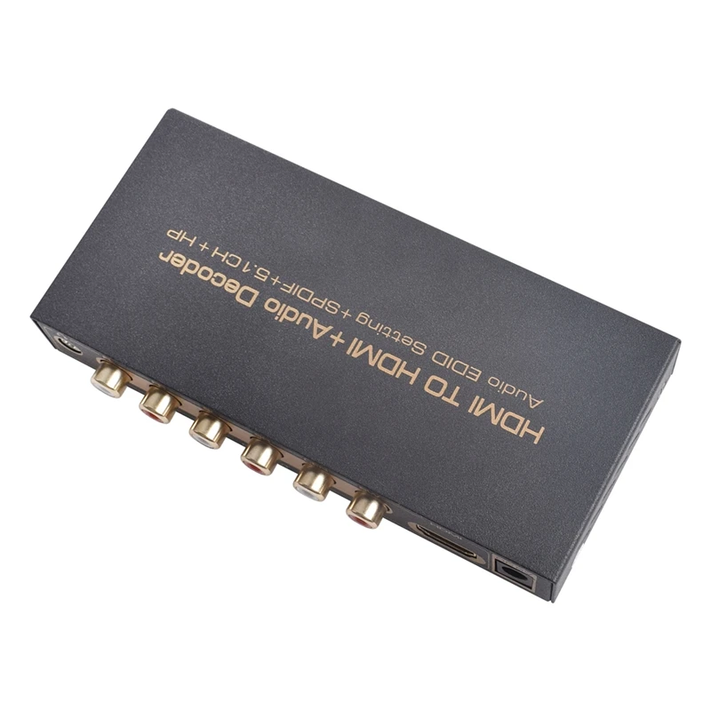 HDMI 5.1 CH Digital Audio Decoder Converter Hdmi To + Extractor Splitter Dolby Ac3 Dts Lpcm Supports | Электроника