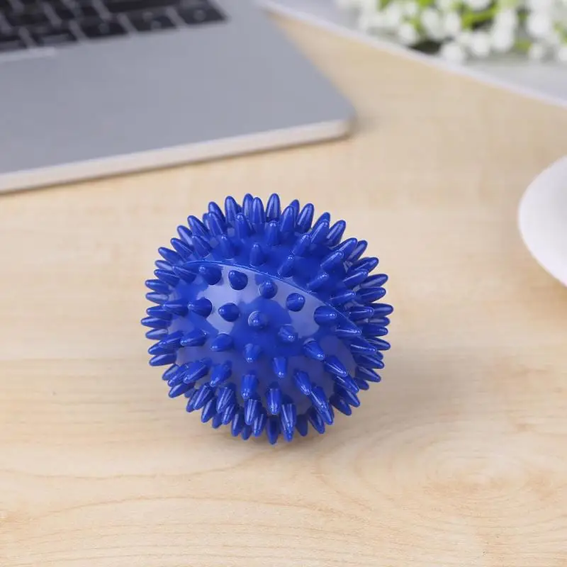 1 шт. синий ПВХ мяч для йоги мускул расслабляющий ног подошва Массажный уменьшает