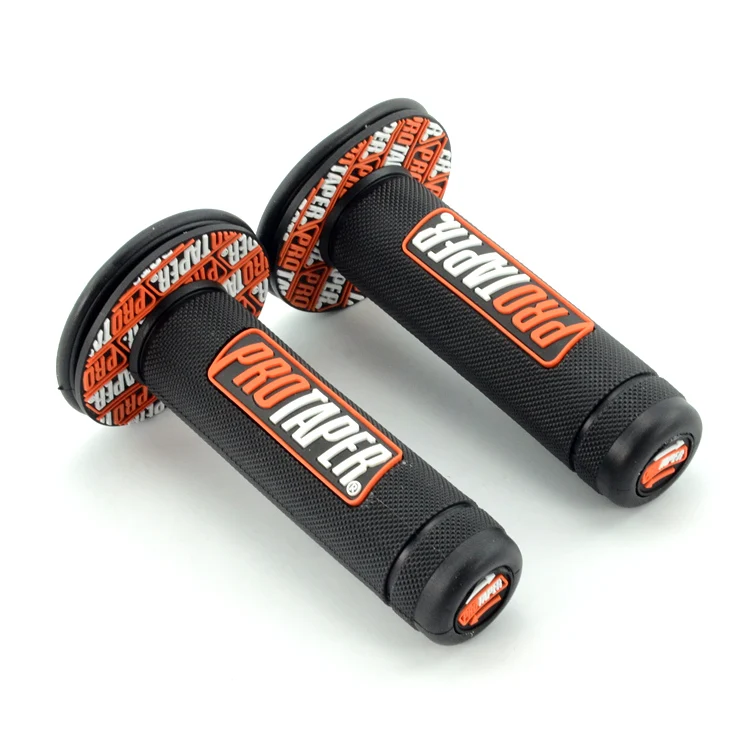 Black Orange 22 мм, 24 мм, Универсальный руль для мотоцикла rbike, часть для мотоцикла rcycle, руль для Protaper yamaha KTM moto cross moto grip pit bike - Цвет: Black Orange