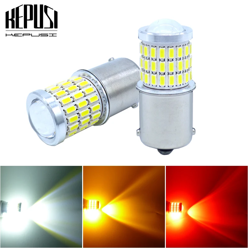 

2x P21W BA15S 1156 7506 S25 LED Bulb For Volkswagen VW MK6 Daytime Running Lights DRL 12V 24V White Red Yellow