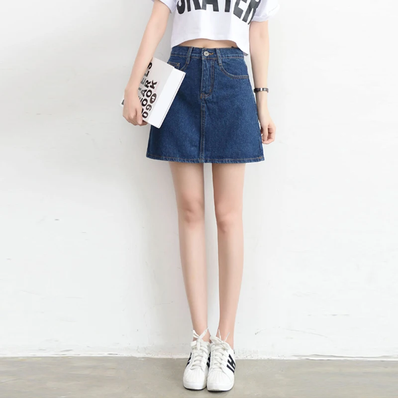 Юбка женская универсальная с запахом простая мини-юбка завышенной талией в стиле