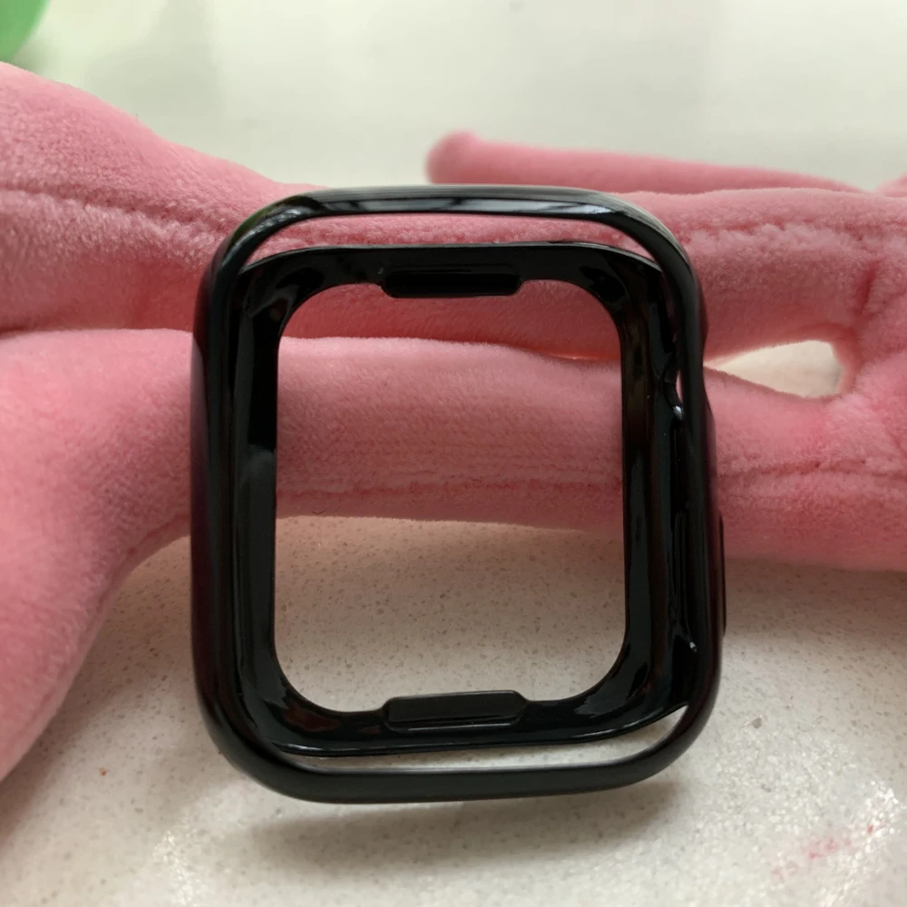 Ультра тонкий мягкий силиконовый чехол для Apple Watch iWatch серии 4 5 TPU защита рамки 40 мм