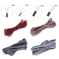 2345pin electrical wire 22 awg 1 100m led extension cable for rgb rgbww cct ws2812 led modules strip light sm jst connector
