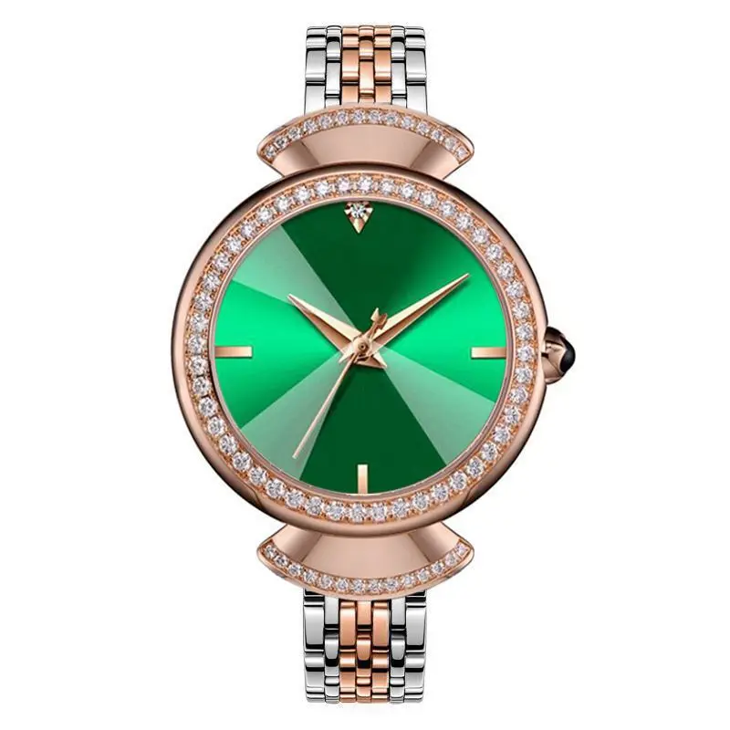 Модные Повседневные кварцевые наручные часы женские роскошный браслет из сплава