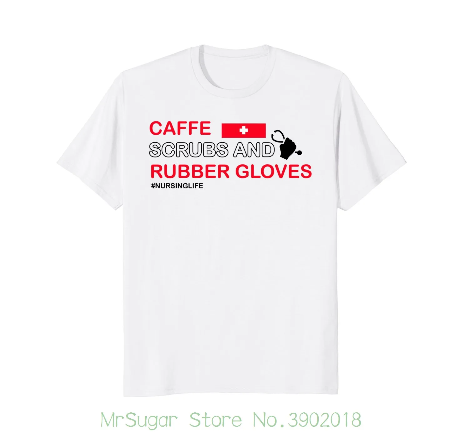 

Coffee Scrubs And Rubber Gloves Tshirt T Shirt Discount 100 % Cotton T Shirt For Men's