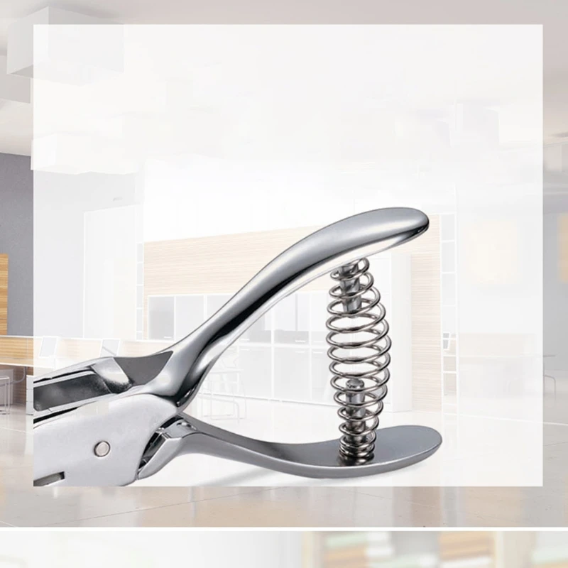 

Metal Single Oval Hole Puncher Hand Held Paper Punch Cut Plier for Scrapbooking B85B