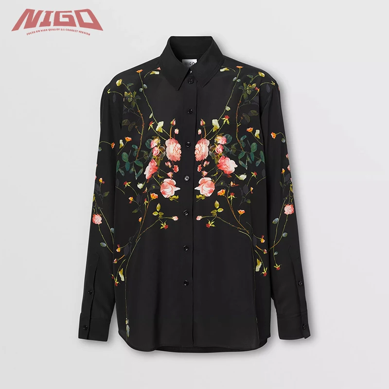 

Женская шелковая рубашка NIGO BBR 21SS # nigo11042