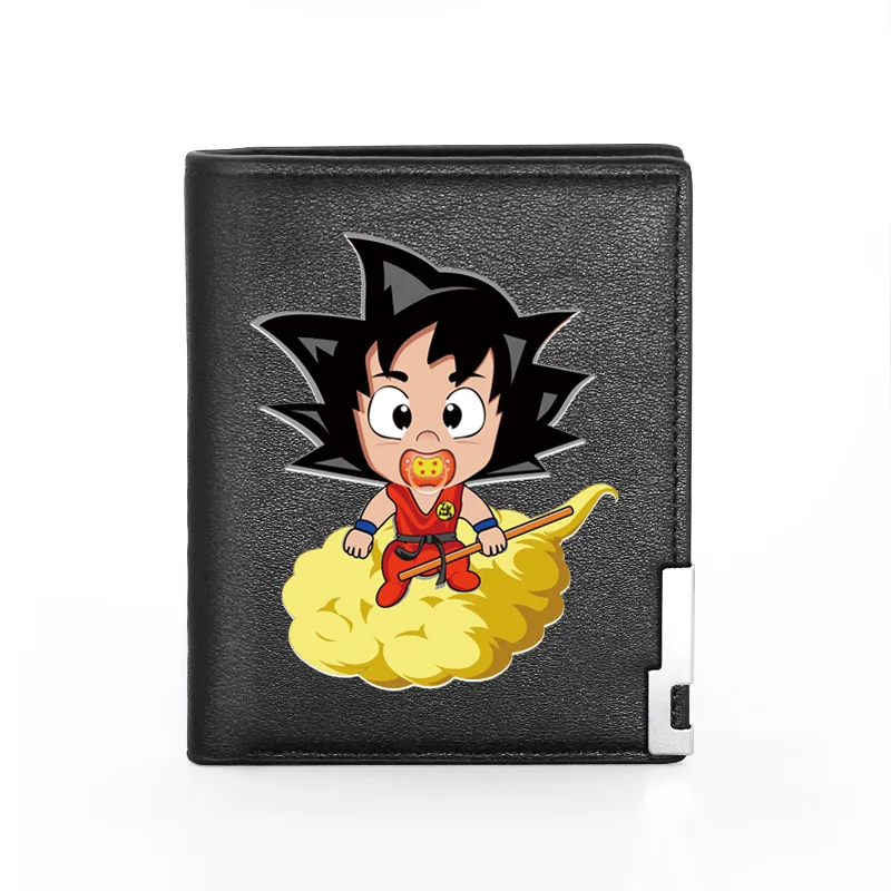 Высококачественный Кошелек из искусственной кожи с принтом Goku мужской кошелек