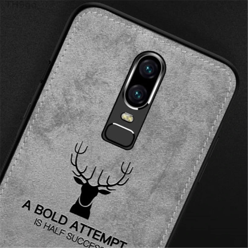 Роскошный тканевый узорный Тонкий чехол для телефона OnePlus 6T 6 5 T мягкий