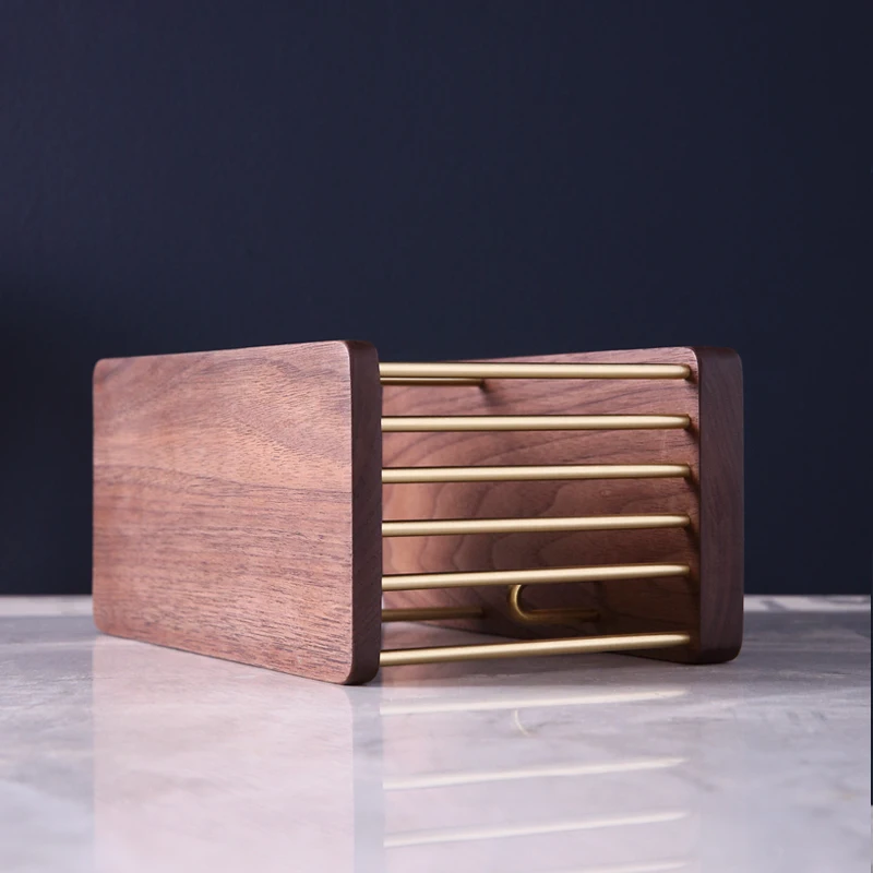 Новый латунный стеллаж для ножей настенный вертикальный хранения стойка ножниц