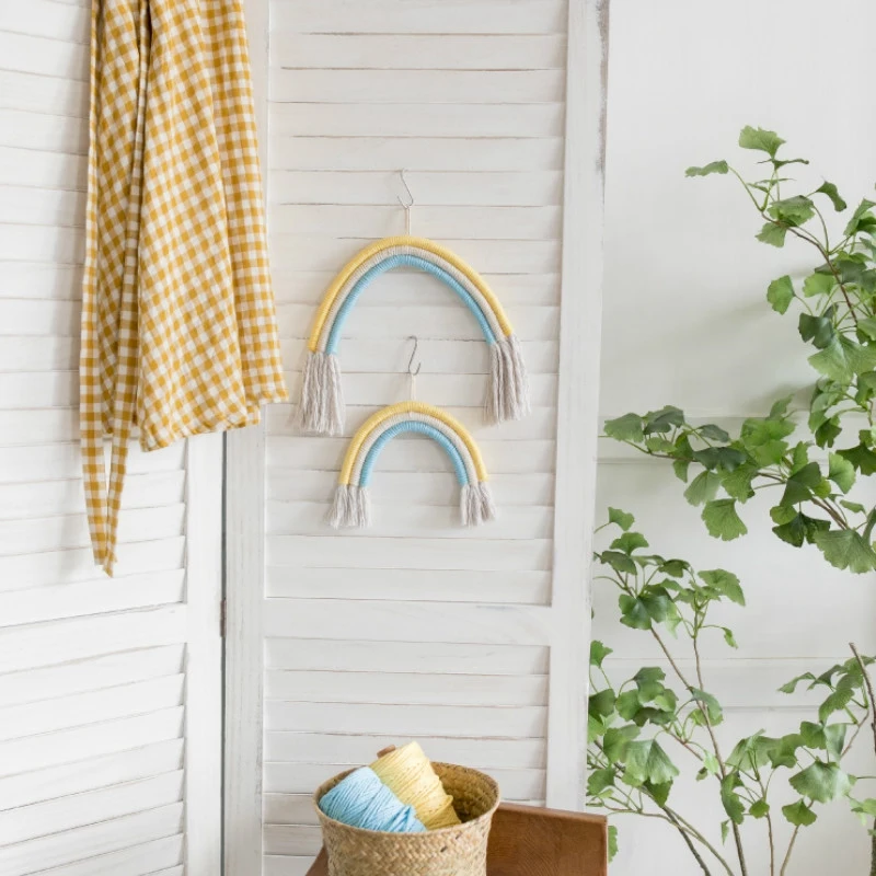 Аксессуары для украшения дома радужные Ручные скандинавские свежие и простые