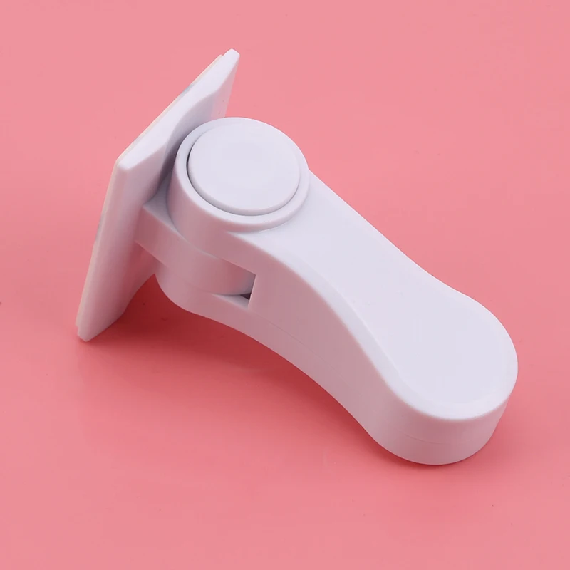 

White Plastic Child Safe Security Window Door Sash Lock Safety Lever Handle Sweep Latch Hardware Locks