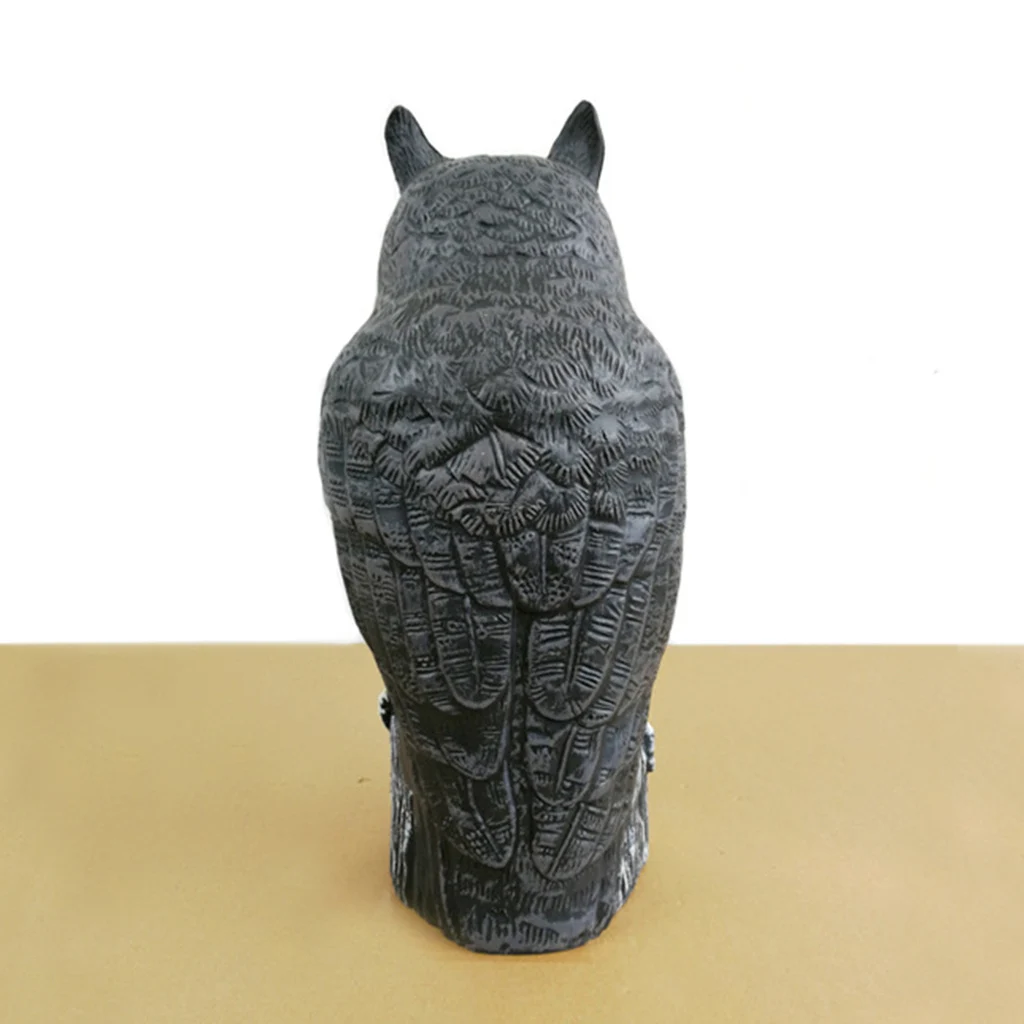 

2Pack Owl Decoy Bird Repellent Rabbit Repeller Realistic Fake Owl Scarecrow Nature Enemy Pest Repellent for Outdoor Garden Yard