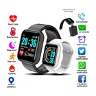 Смарт-часы унисекс, с пульсометром, с LED-дисплеем