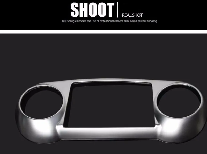 Автомобильный Стайлинг Abs хром автомобильные чехлы центральной консоли панель