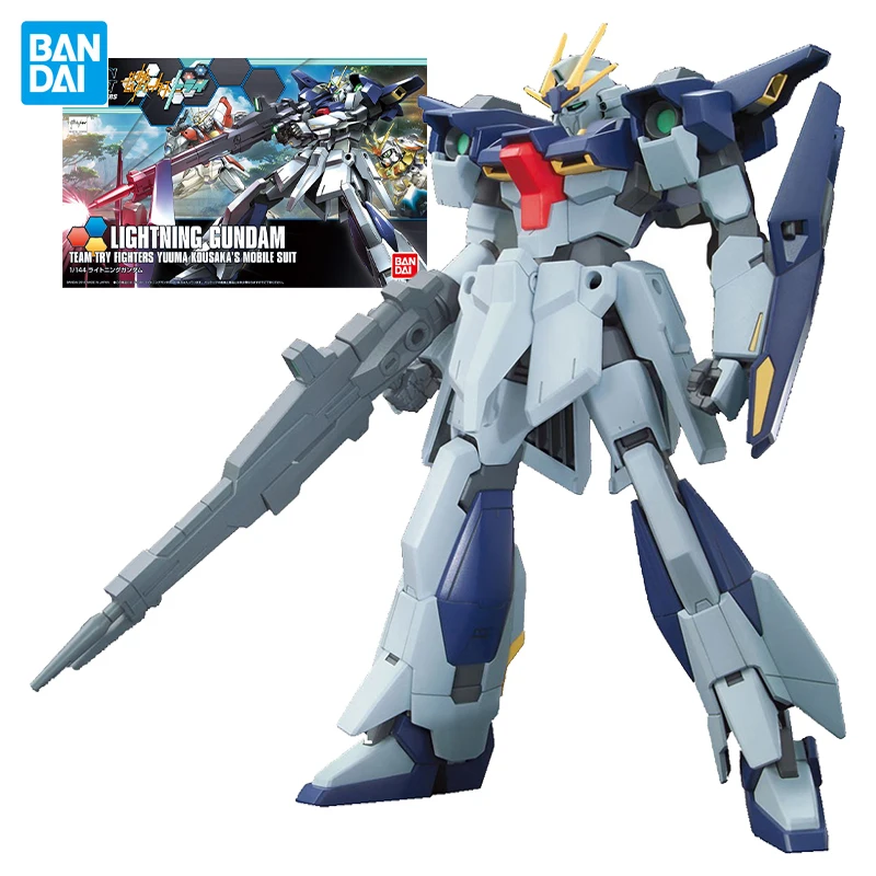 

Bandai оригинальная модель Gundam HG HGBF 020 1/144 молния сборка Gunpla Костюм Аниме экшн-фигурки Детские игрушки Подарки