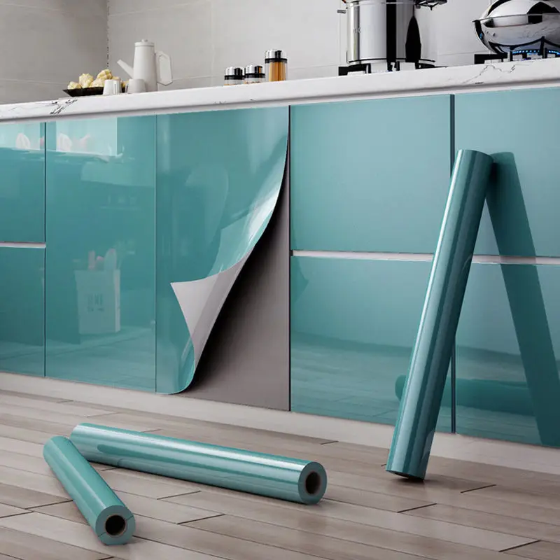 kitchen decor waterproof oilproof wallpaper peel and stick roll wall stickers self adhesive home decor vinilo for kitchen wall free global shipping