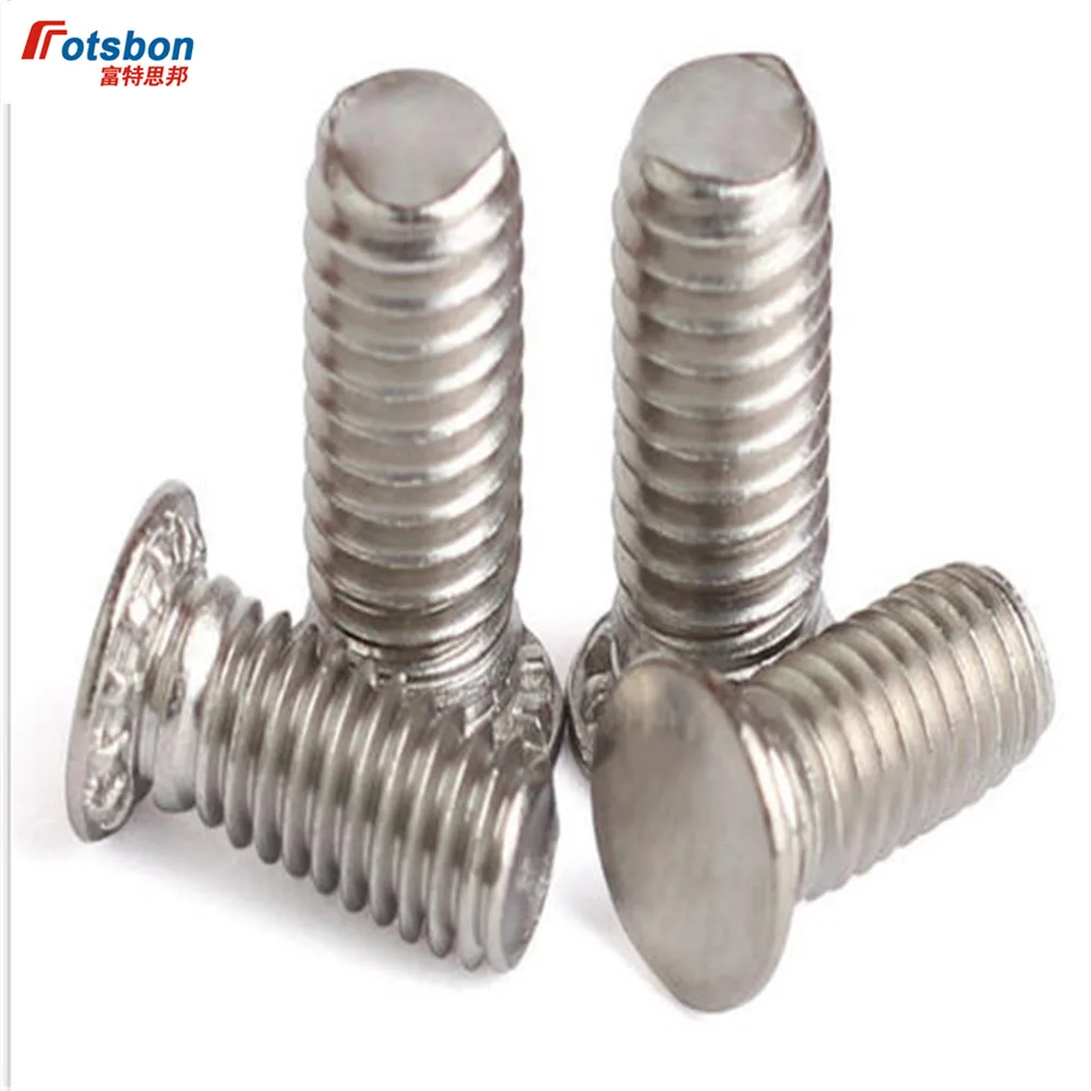 

FH-256-10 Round Head Studs Self-clinching Blind Rivet Protruding Stud Clinch Pin Screw Platen Screws Sheet Metal Panels Vis PCB
