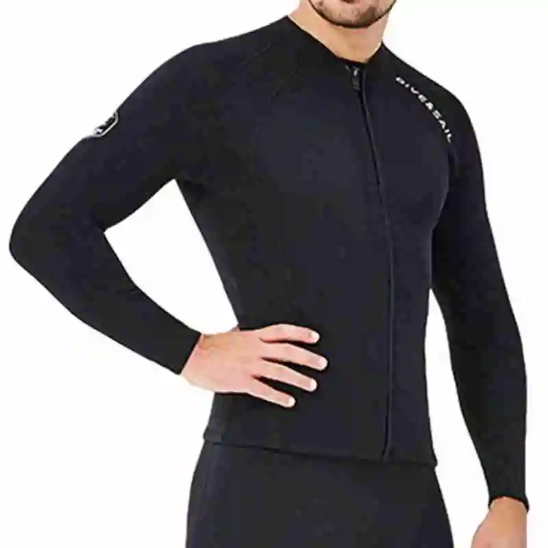 Гидрокостюм мужской неопреновый + нейлоновый 2 мм сухая посадка футболка брюки