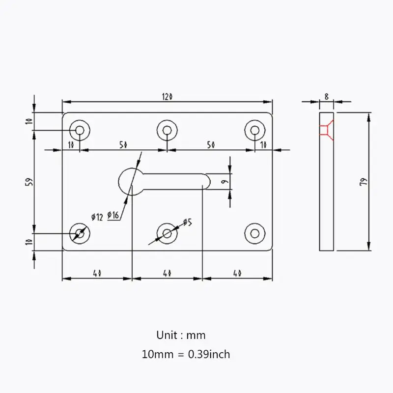 

13MA Aluminum Alloy Pliers Mounting Plate Carpenter Woodworking Table Fixture Fixing