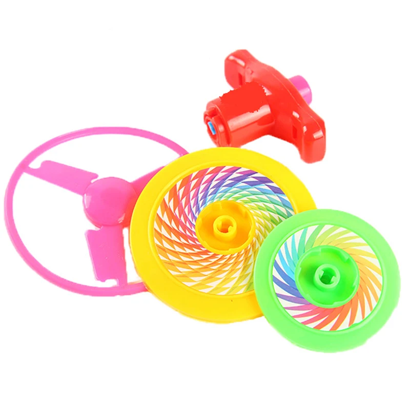 Мини небольшой Пластик Топ Для детей образования спин Игрушечные лошадки Спорт