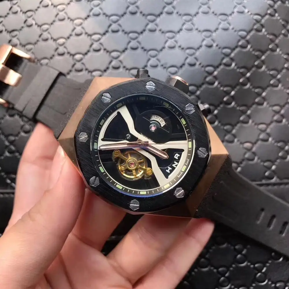 Роскошные Королевские турбийон спортивные мужские часы montre homme автоматические