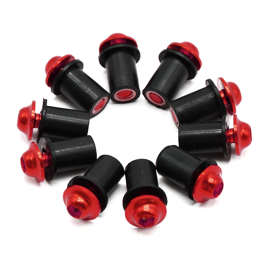 Винты для ветрового стекла мотоцикла винты 10 шт. 5 мм Комплект алюминиевых винтов