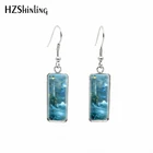 Серьги-Крючки с маяком, прямоугольным крючком, новинка 2020, бижутерия со стеклянными кабошонами, ручная работа